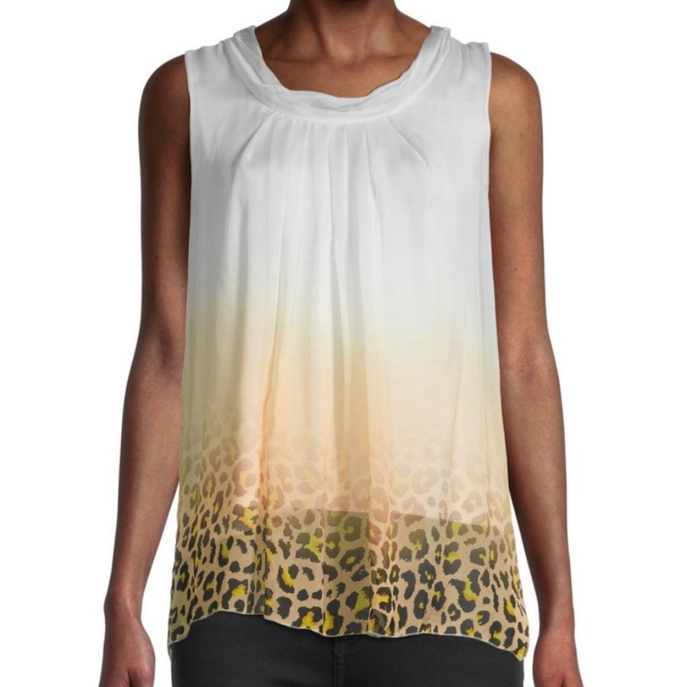 New NATURAL SILK top tank by LE MARAIS  184Y